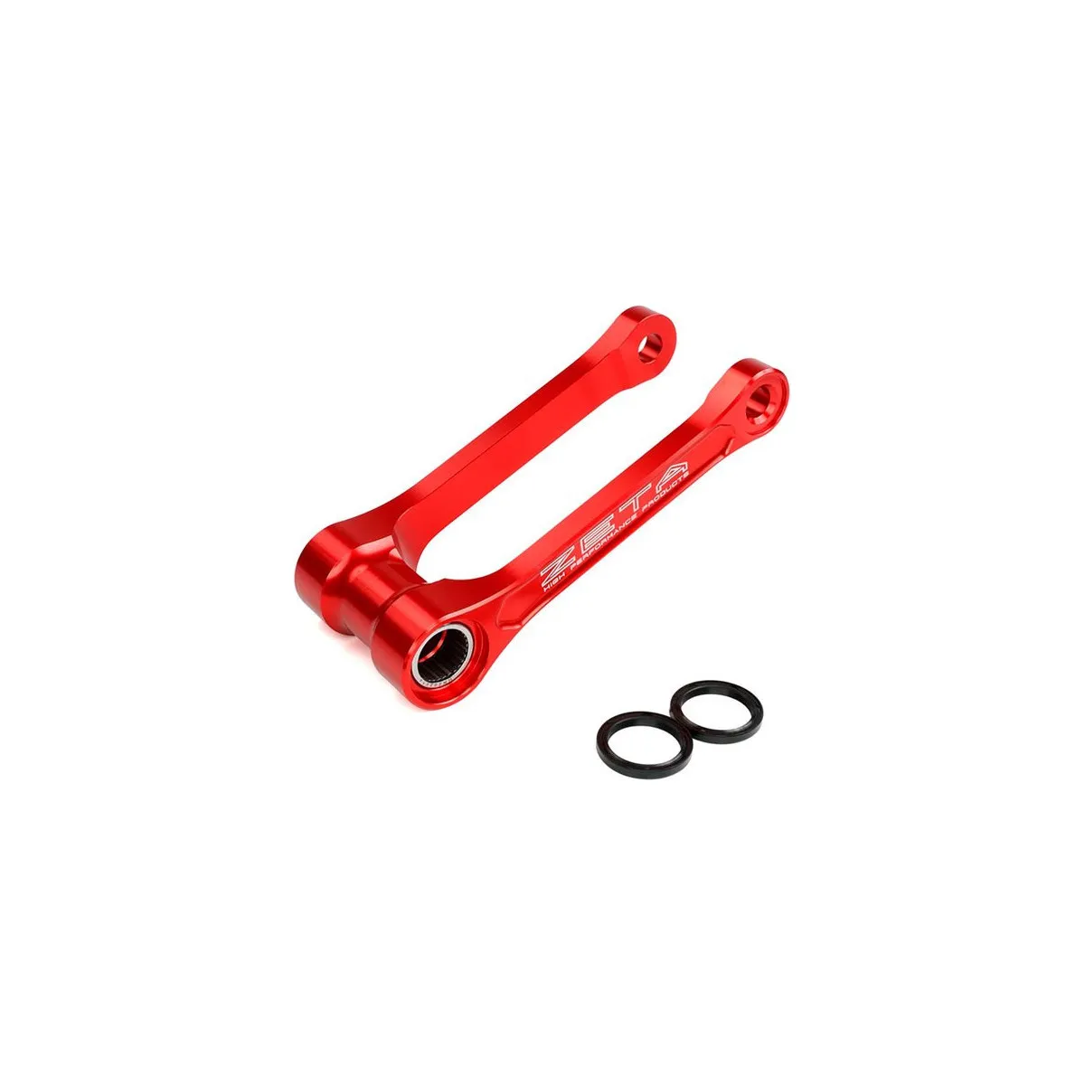 Biellette de rabaissement d'amortisseur ZETA Honda 250 CRF-R 2018 450 CRF-R 2017-2018 Rouge - 30mm