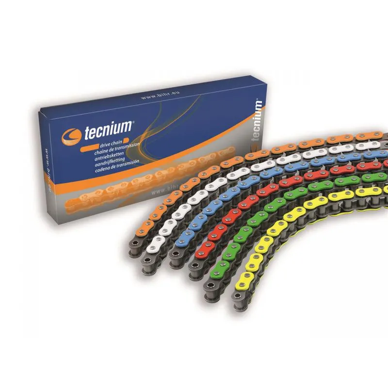 Chaine de transmission TECNIUM 420 SV vert fluo 140 maillons:457023