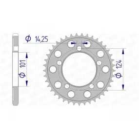 Couronne AFAM 41 dents alu ultra-light pas 525 type 72801