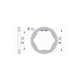 Couronne Alu AFAM 51803