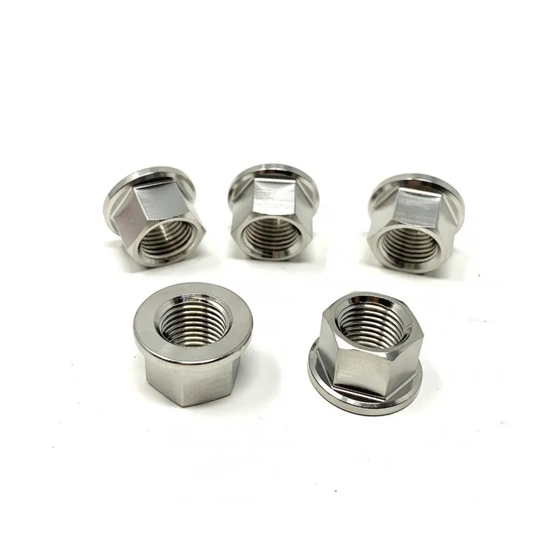 Ecrou de couronne en Inox M12 x 1.50mm Pack x 5