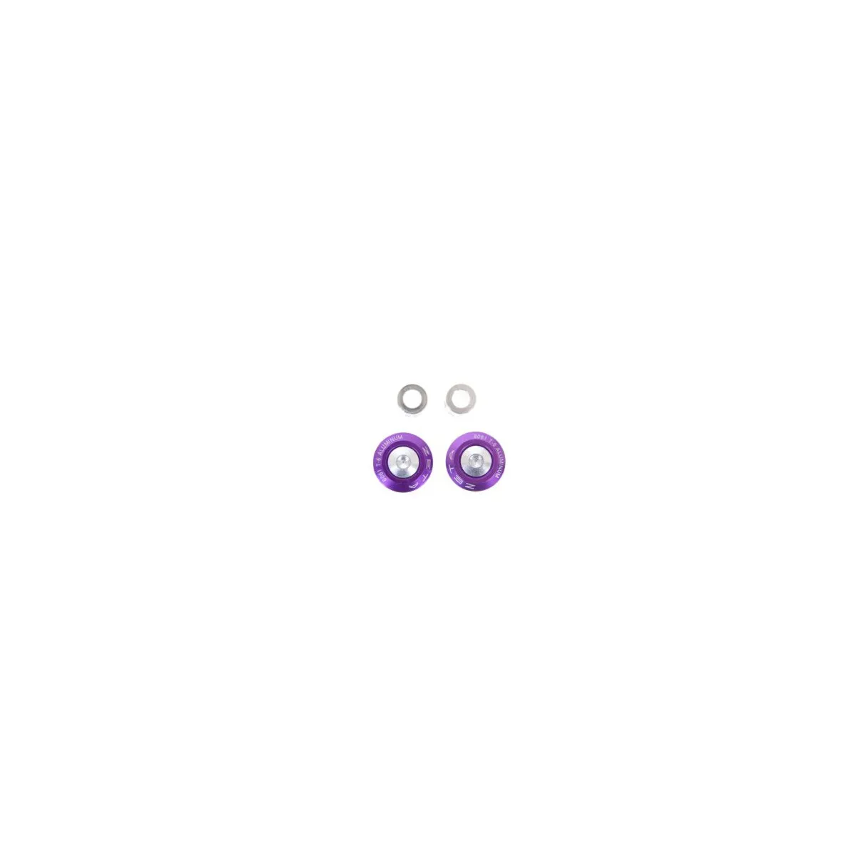 Embouts de guidon ZETA 35mm Violet la paire