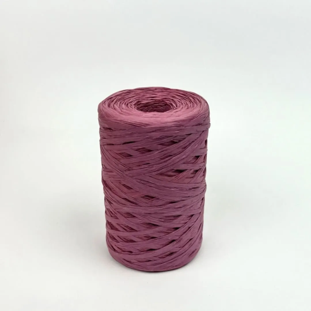 Fil Raphia naturel 230gr-230 mètres Fushia - Lou Passion