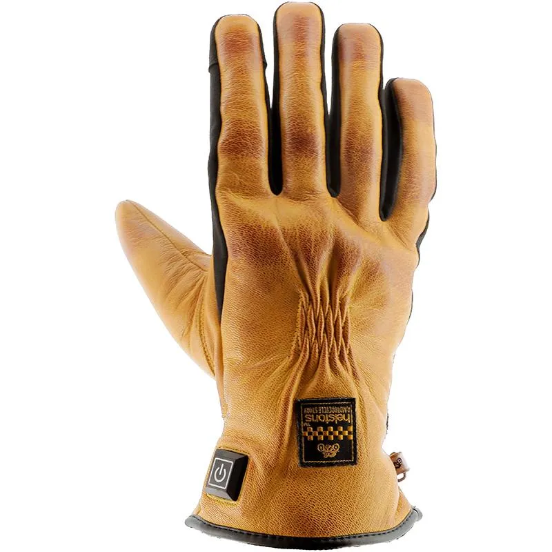 Gants chauffants BENSON HEATING HELSTONS gold - MAXXESS.FR, Gants moto hiver