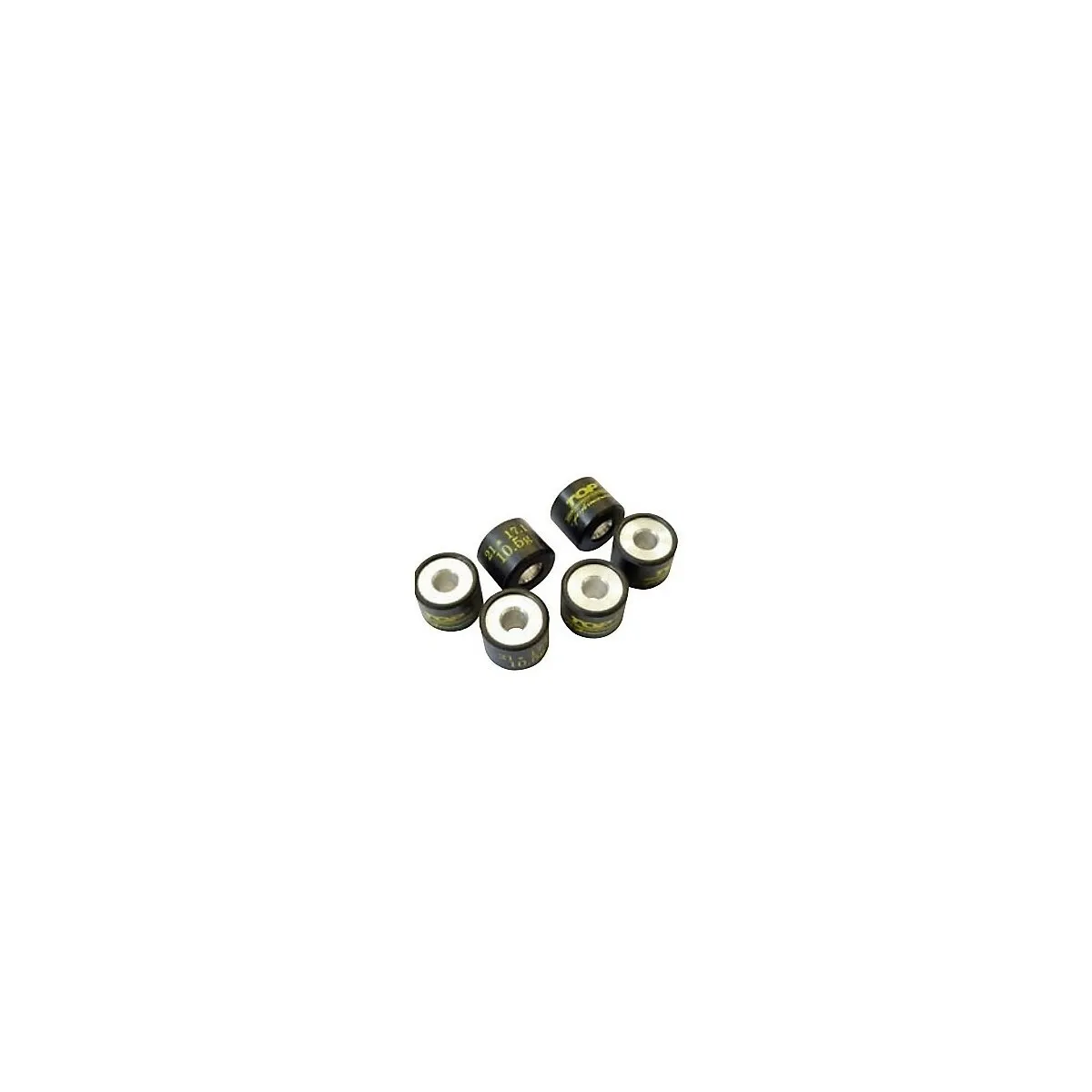 Jeu de galets TOP PERFORMANCES 21x17,1mm 13,8gr - 6 pièces Piaggio 300 MP3 2011-2012