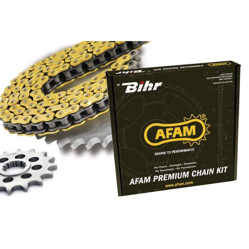 Kit chaîne AFAM 520XLR2 13/35 standard - couronne standard