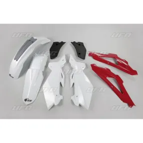 Kit plastique UFO couleur origine blanc/rouge/gris Husqvarna CR 125/CR 250