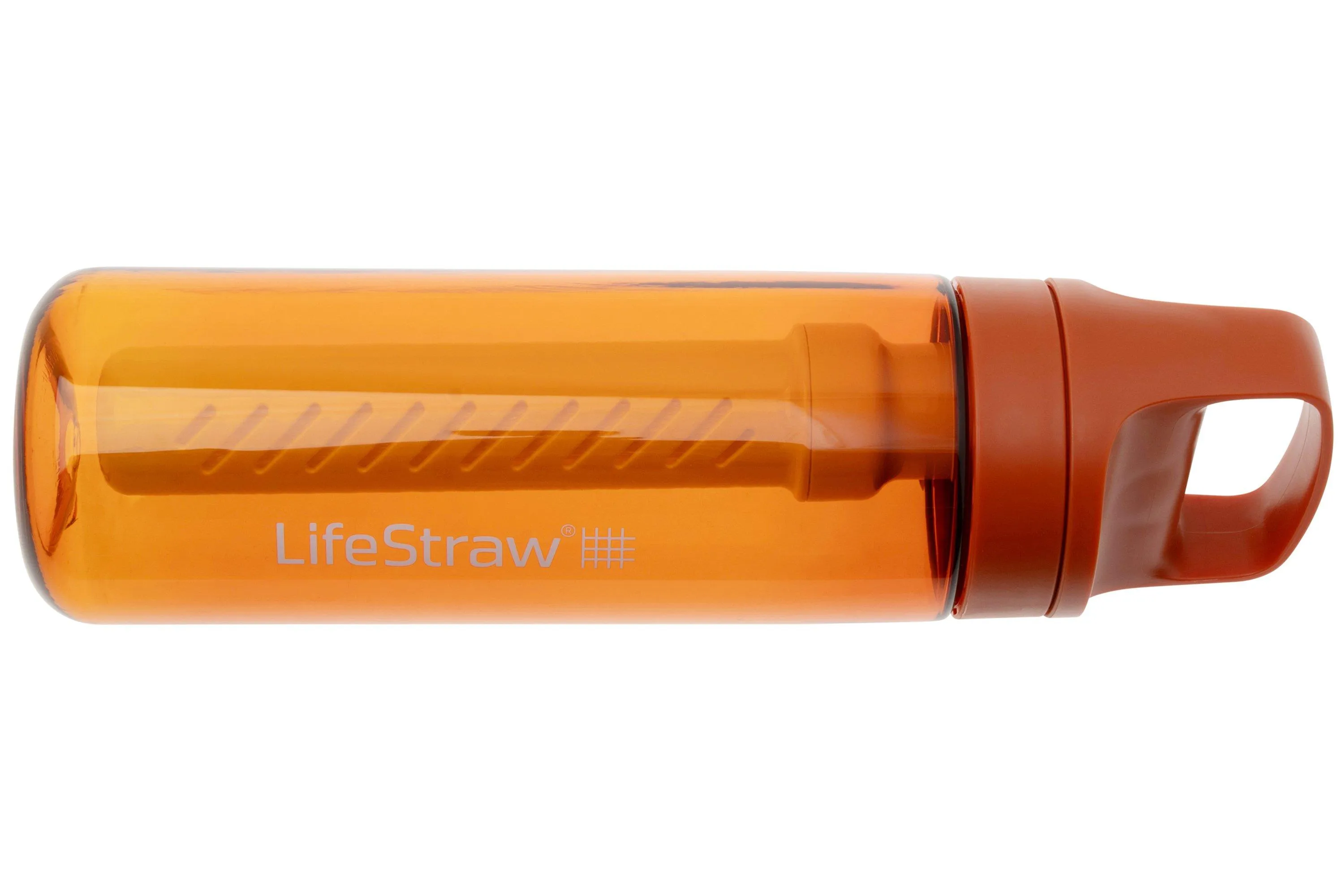 LifeStraw Go Kyoto Orange GO-650ML-ORG BPA-Free Plastic, gourde avec filtre de niveau 2, 650 ml