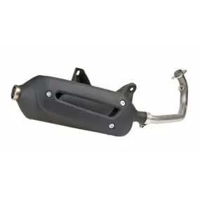 Ligne complète TECNIGAS New Maxi 4 - Acier Noir Kymco Grand Dink 125 E2
