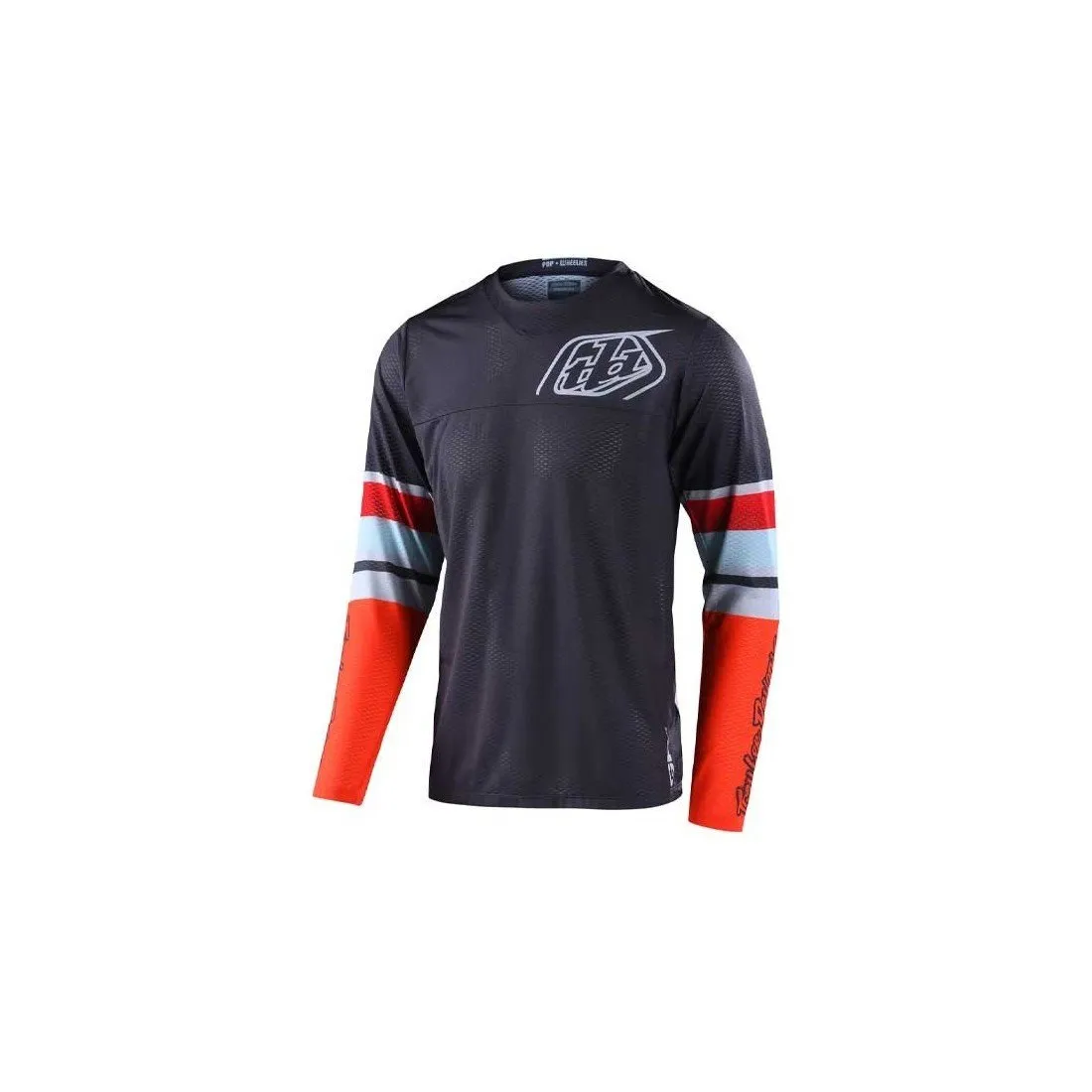 Maillot Troy Lee Designs GP Air Warped charbon orange