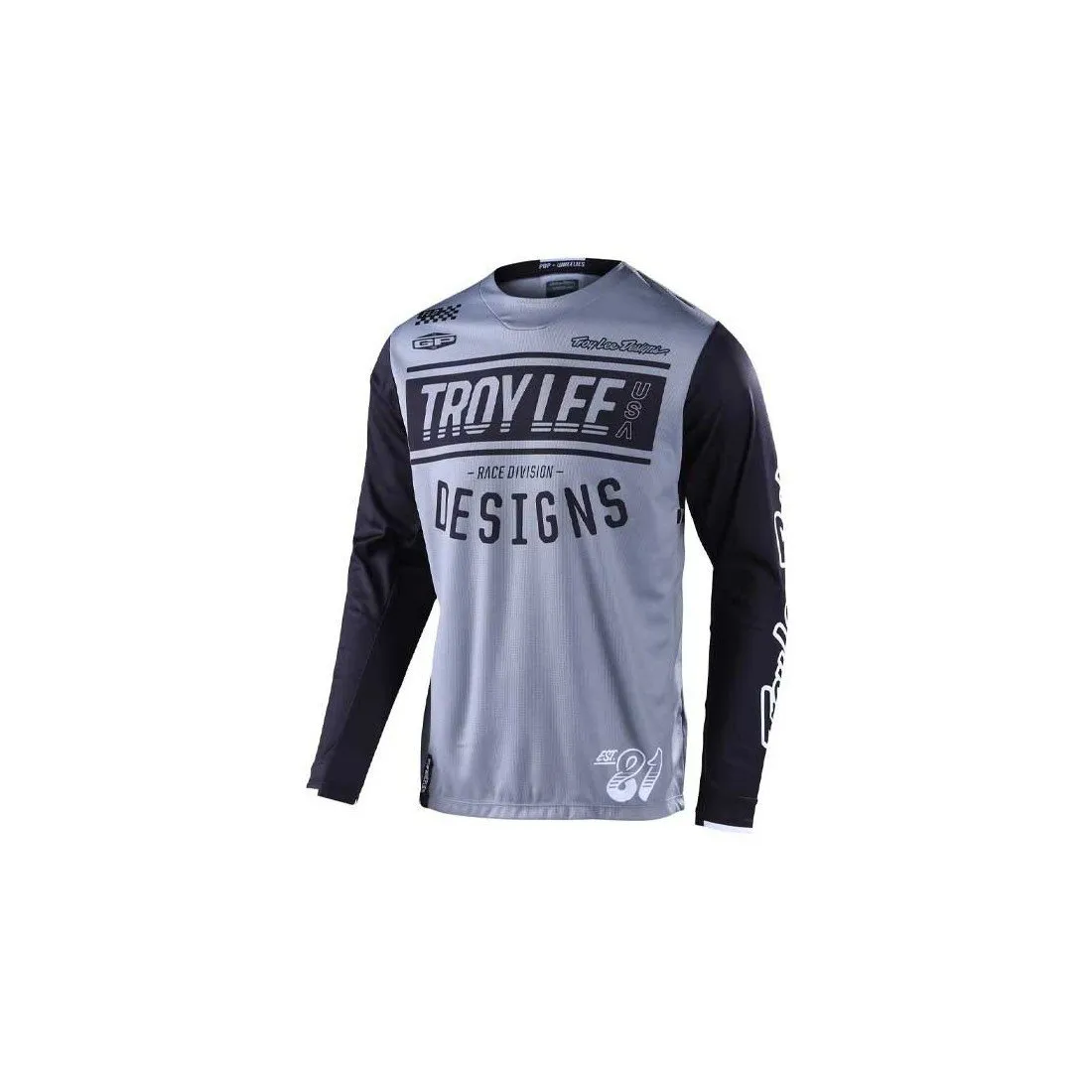 Maillot Troy Lee Designs GP Race81 gris
