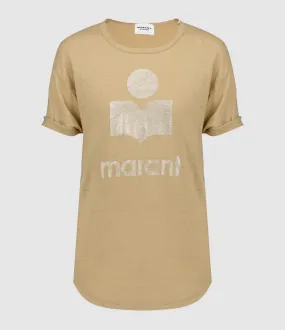 MARANT ÉTOILE Partager  Tee-shirt Koldi Sahara Light Gold  