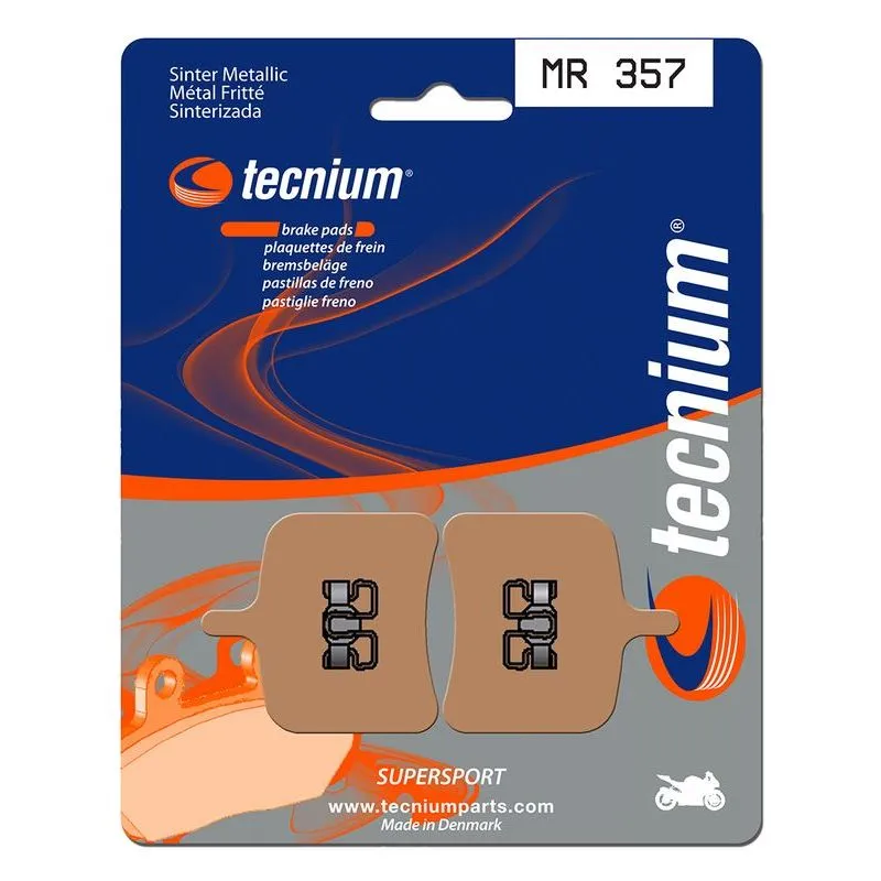 Plaquettes de frein TECNIUM MR357 métal fritté
