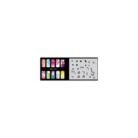Pochoir Nail Art rectanglel n°219