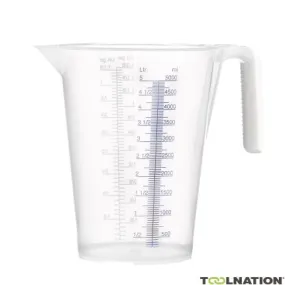 Pressol 07 065 Gobelet de mesure PP 5L échelle transparente ml/l US gal/UK gal