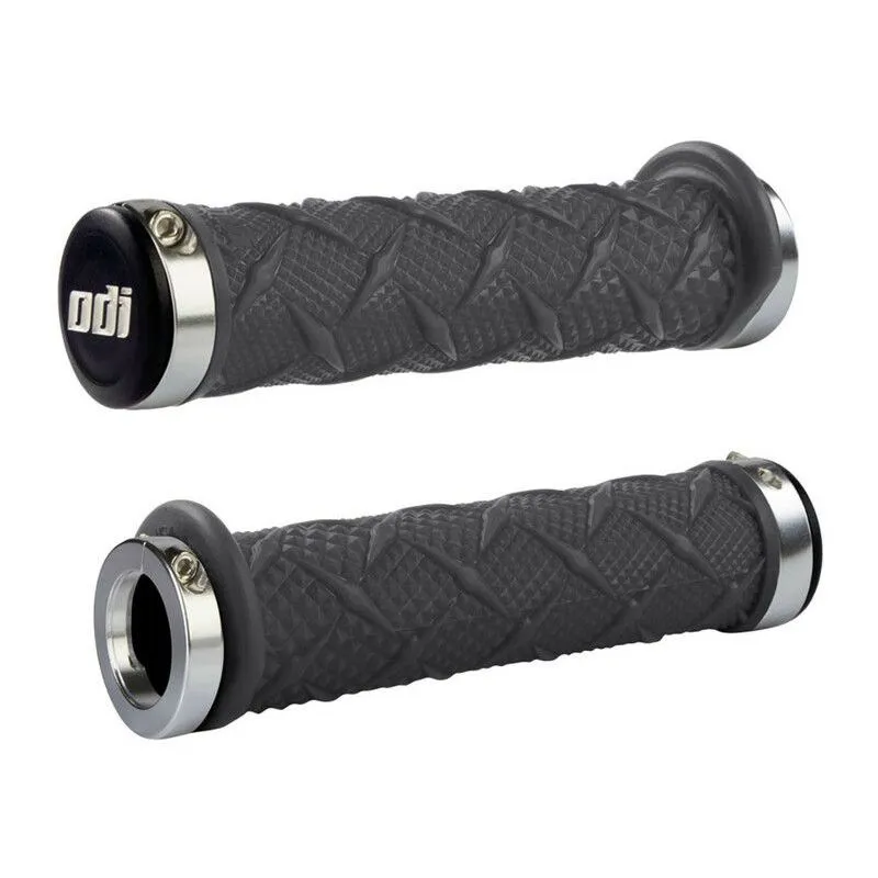 Revêtements de poignées ODI X-treme Quad Lock-On graphite/argent