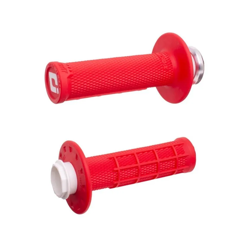 Revêtements ODI Micro-X Lock-On semi-gaufré - rouge/noir - piecemotoquad