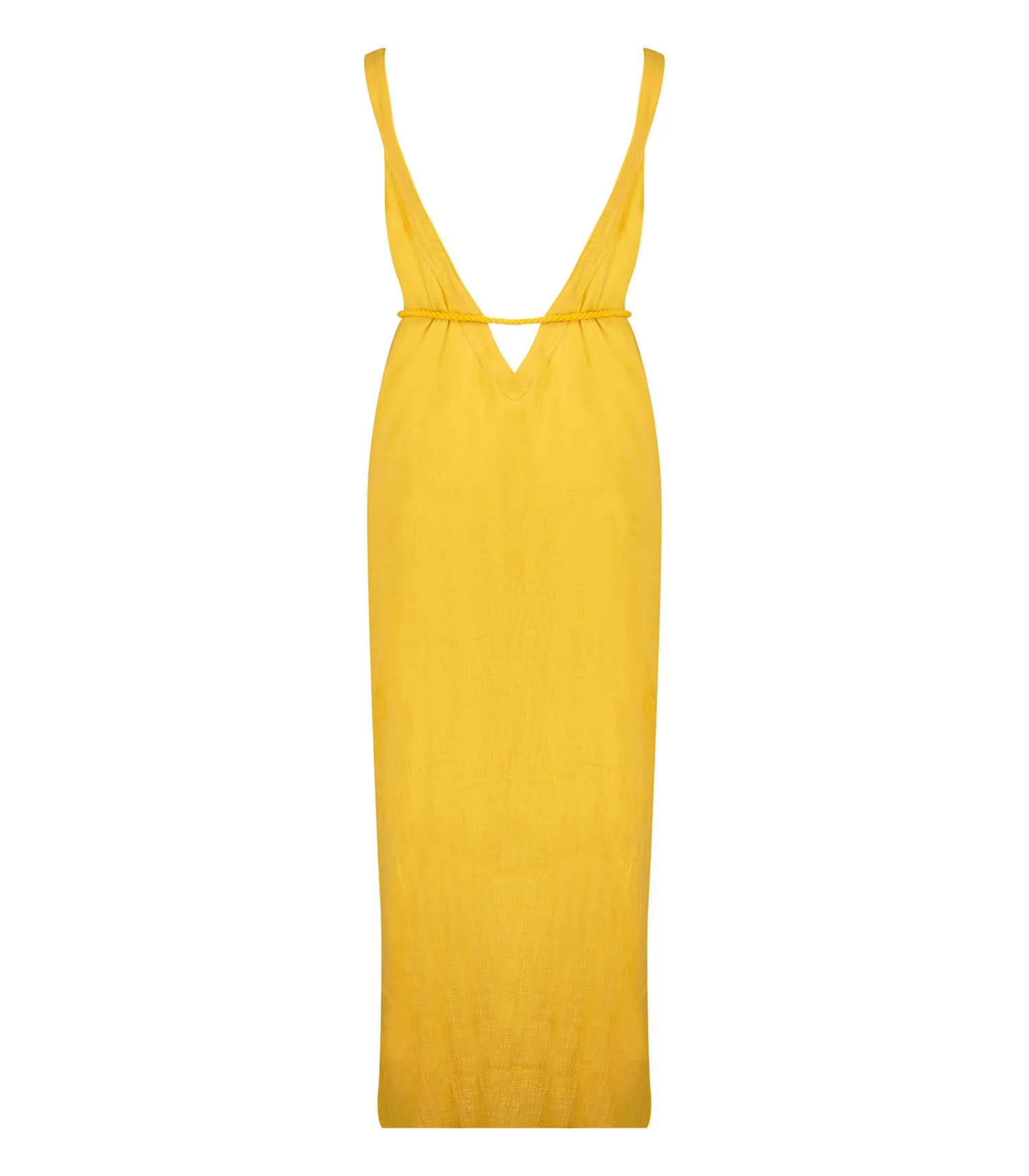 Robe longue Palma de Mallorca Gold Maison Saint Julien - Jane de Boy