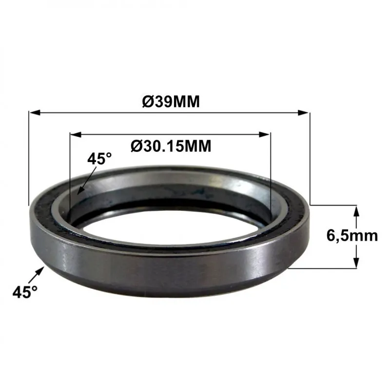 Roulement MH-P04 (TH-870G) 30.15 x 39 x 6.5 (45°x45°)