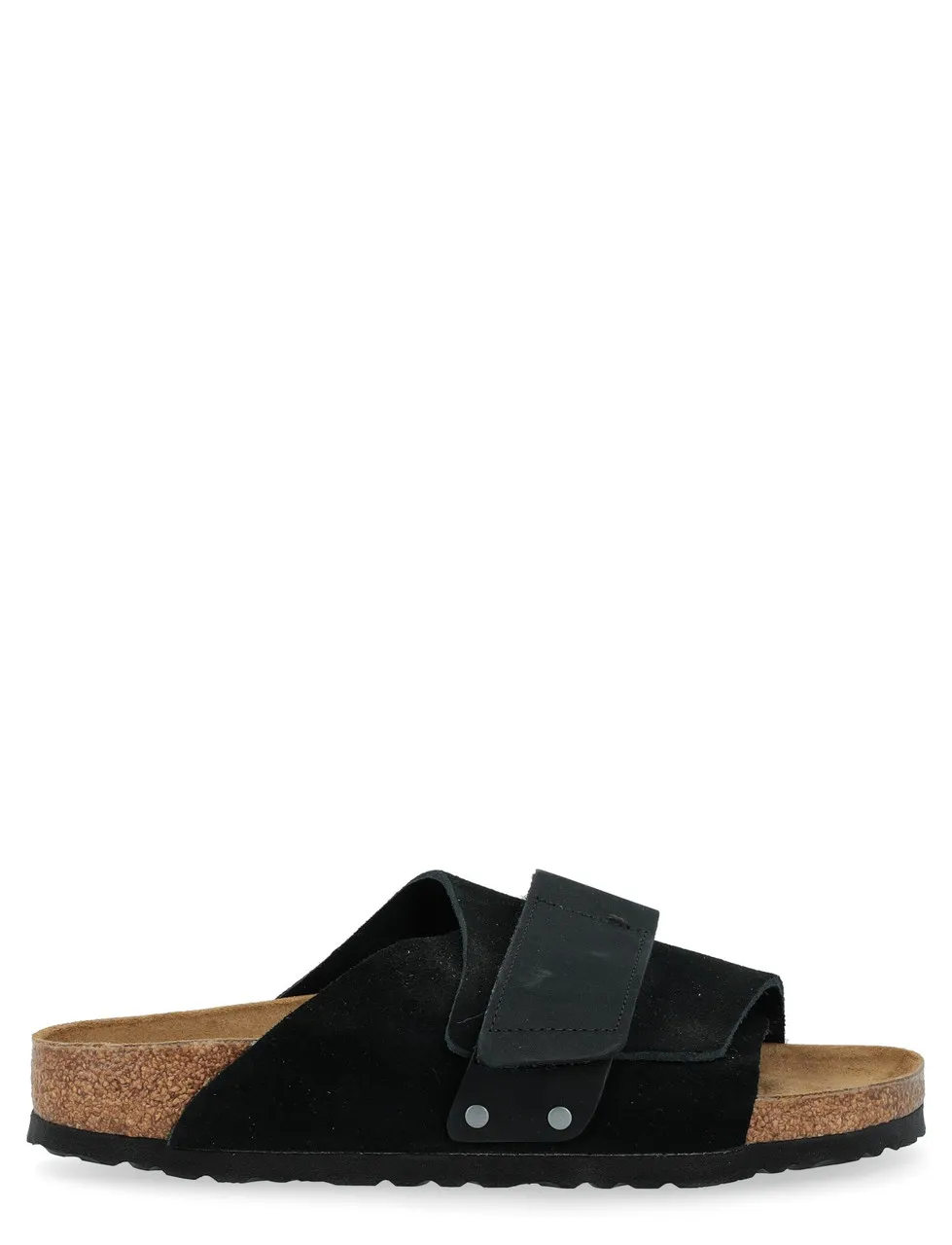 Sandale Birkestock Kyoto en daim noir