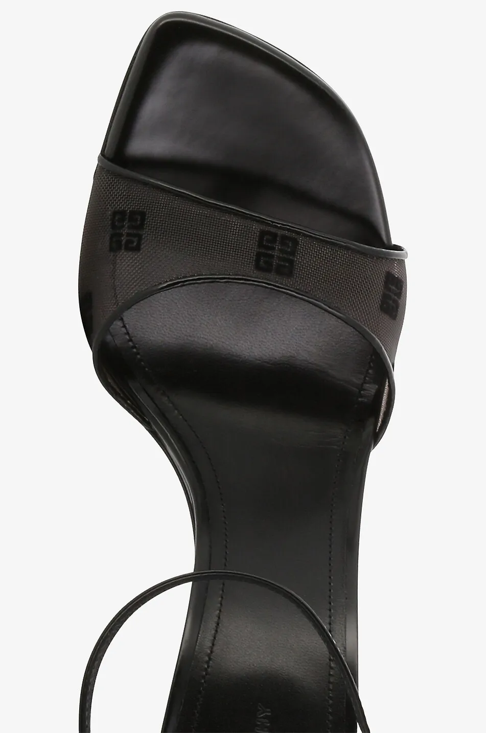 Sandales à talon en mesh Stitch 4G 95