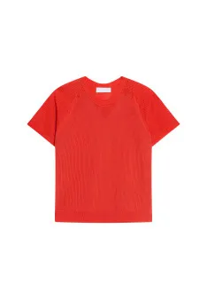 T-shirt à côtes en Fil Lumière - Malory